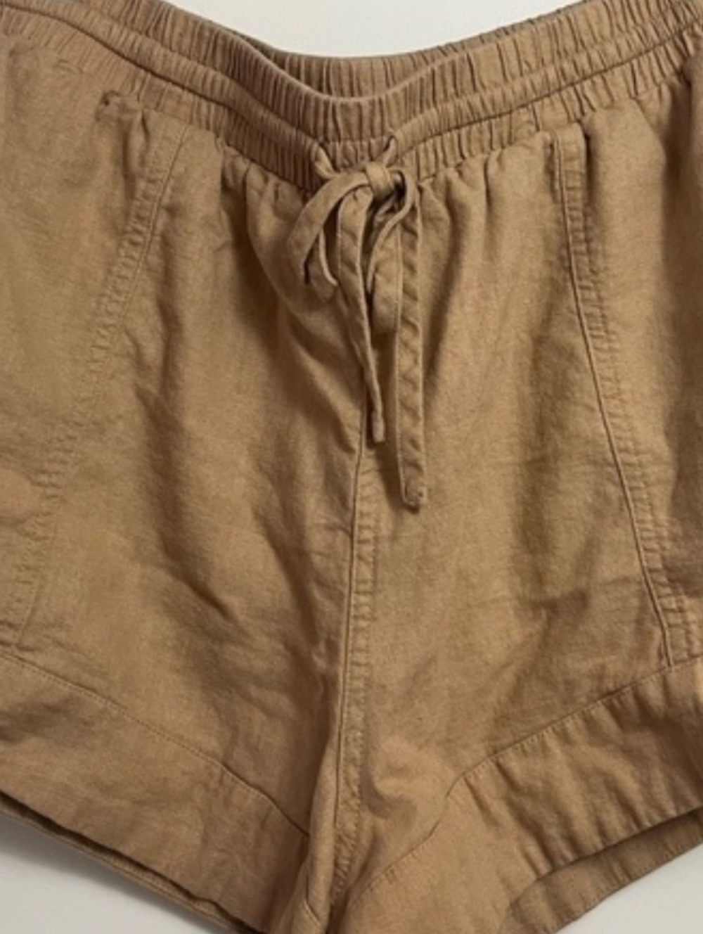 Universal Thread Tan High Waist Linen Shorts